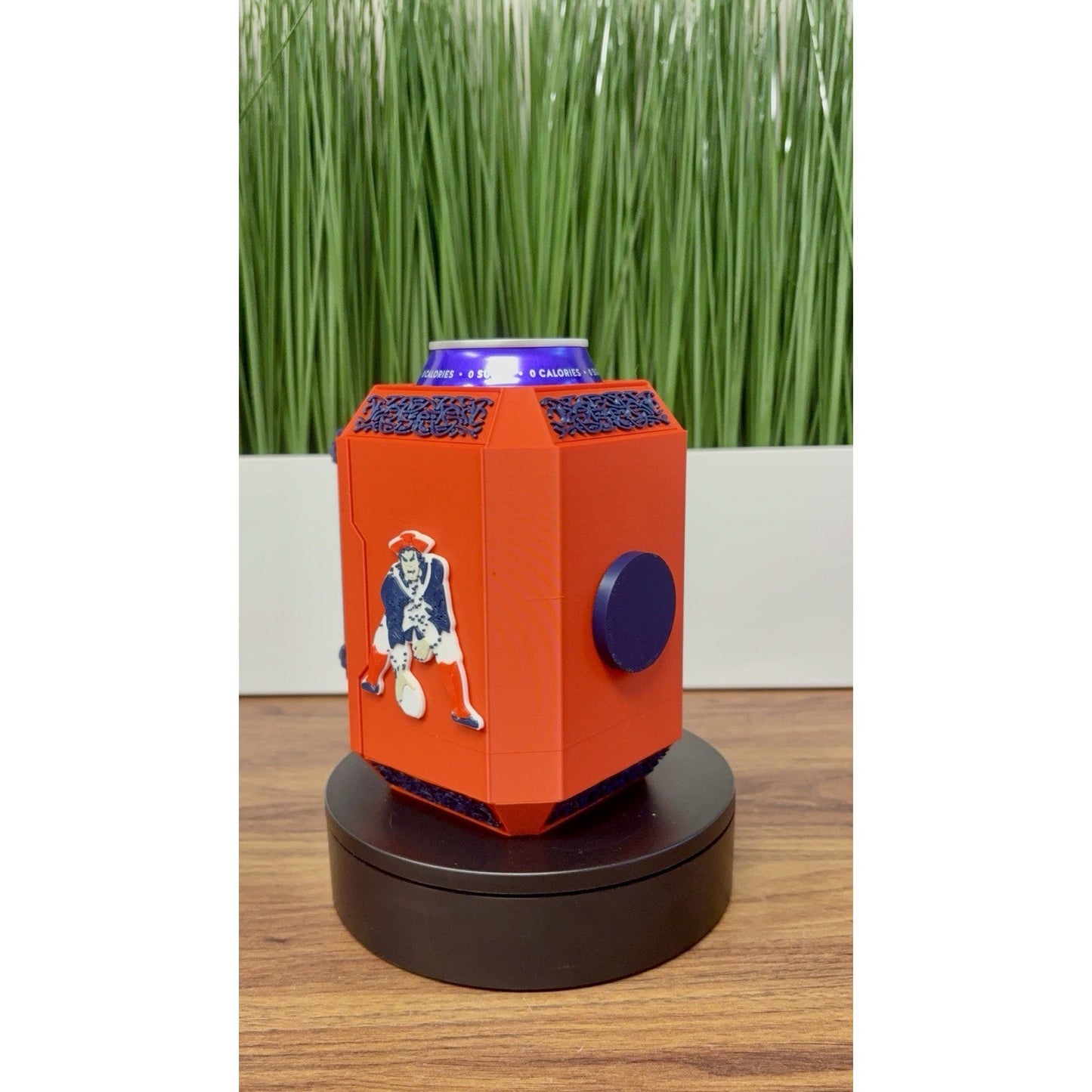 New England Patriots Can Holder Koozie