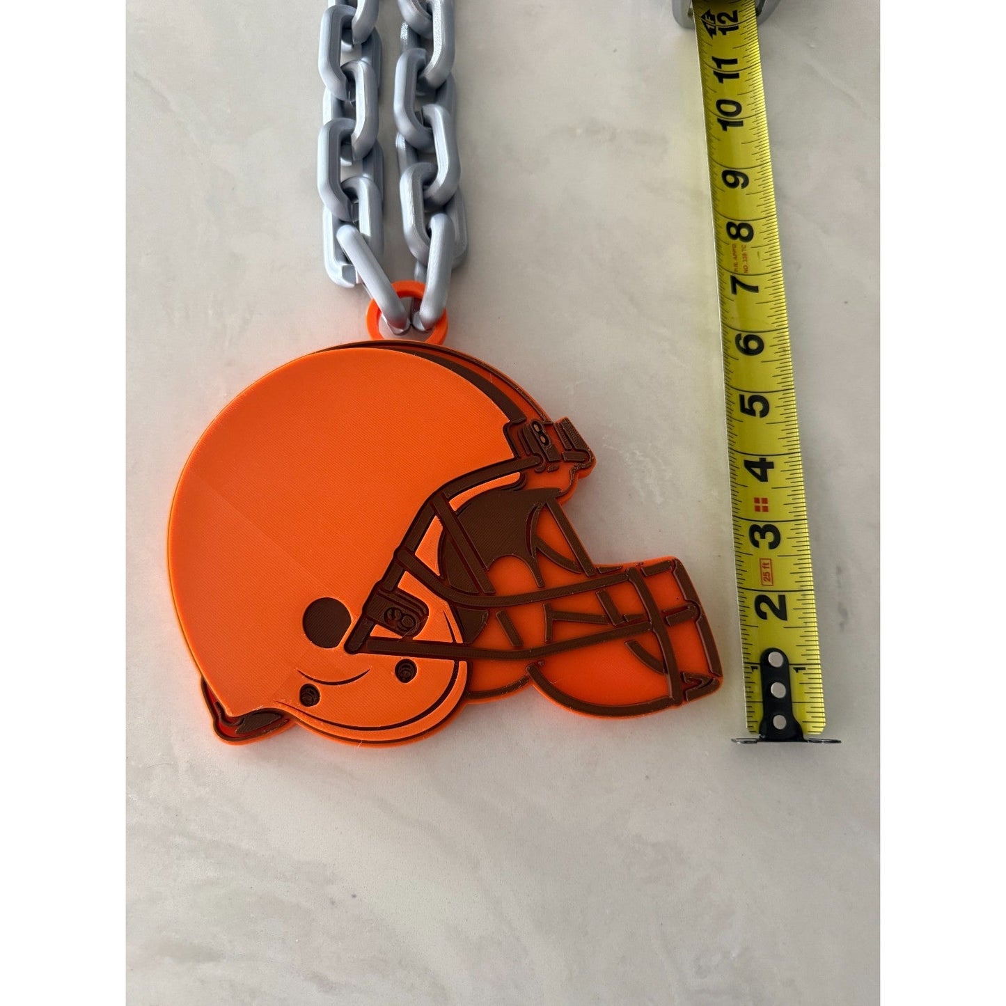 Cleveland Browns Logo Oversized Necklace, Hype Chain.