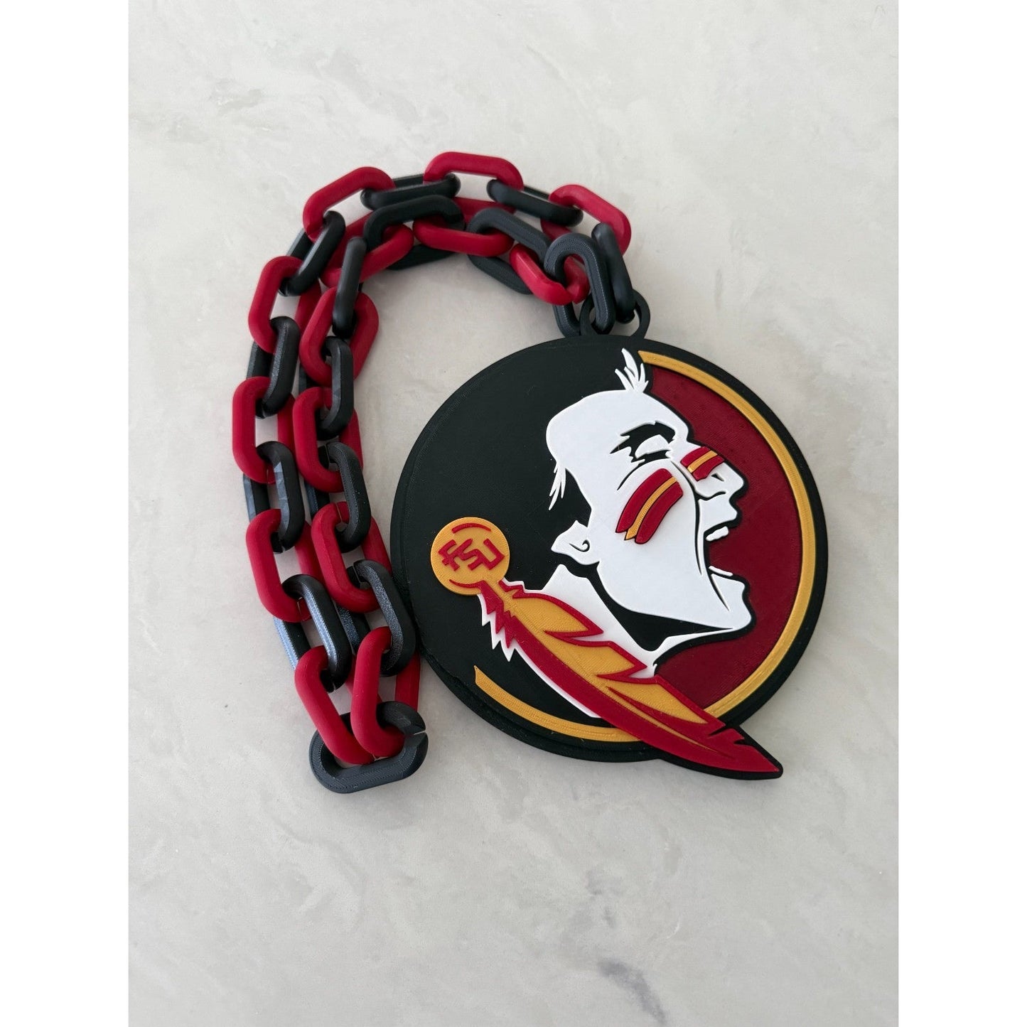 Florida State Seminoles Logo Oversized Necklace & Chain