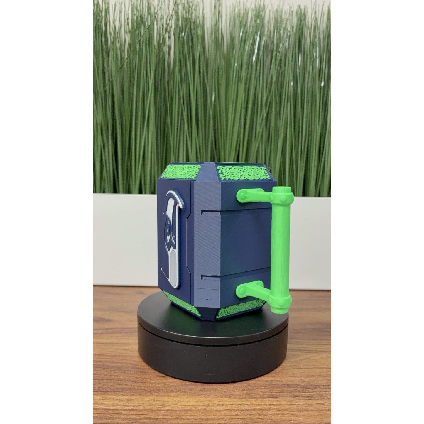 3D Printed Seattle Seahawks Can Holder Koozie - Fits 12oz Cans