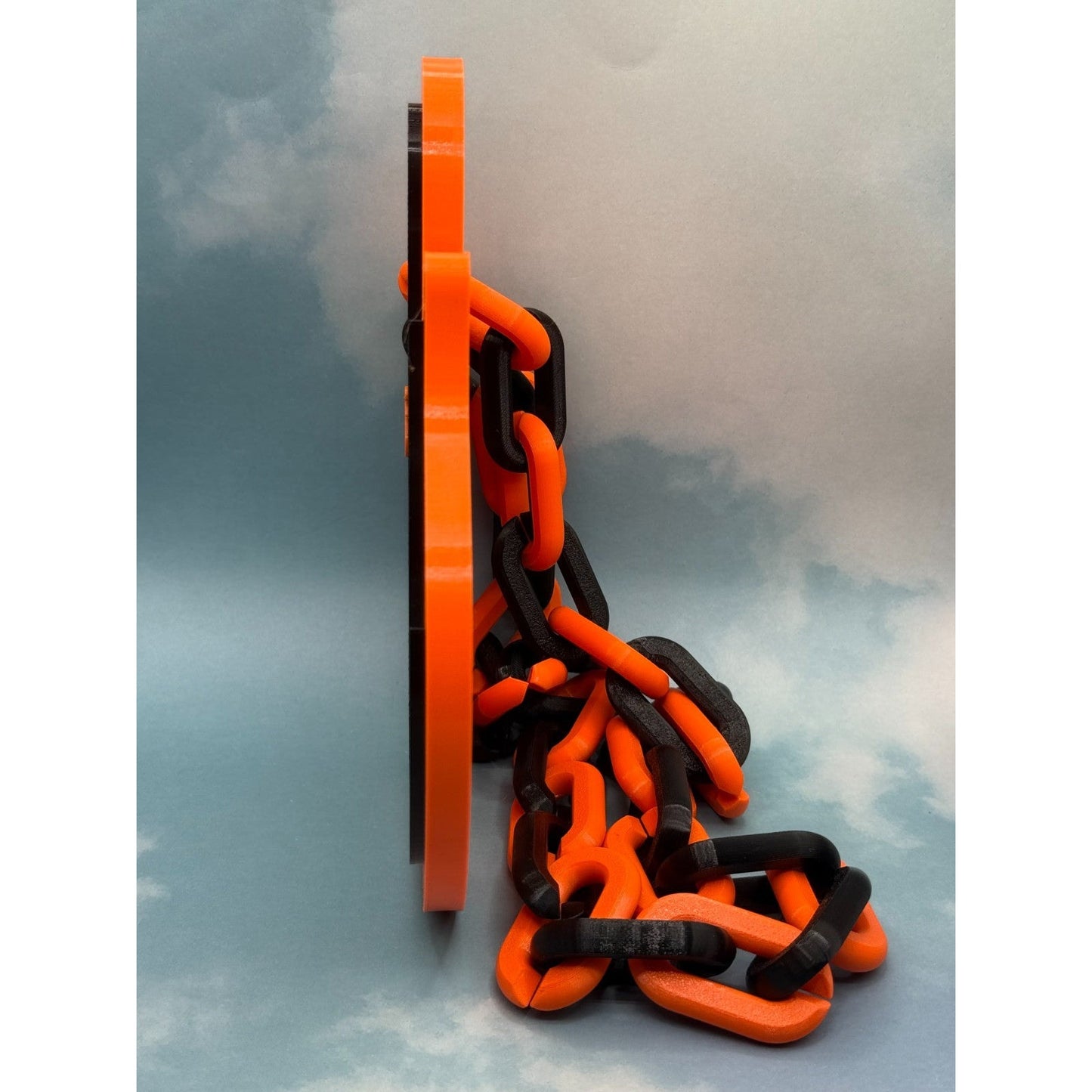 Baltimore Orioles Oversized Logo Pendant And Chain Necklace