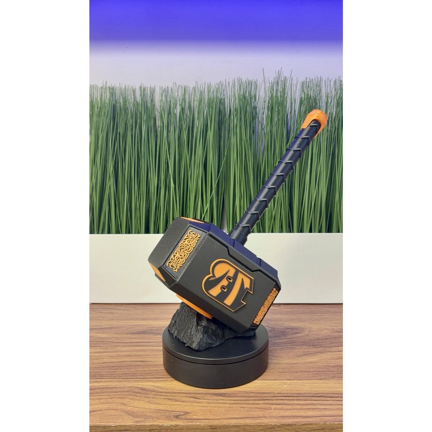 Cincinnati Bengals 3-D printed Thor hammer