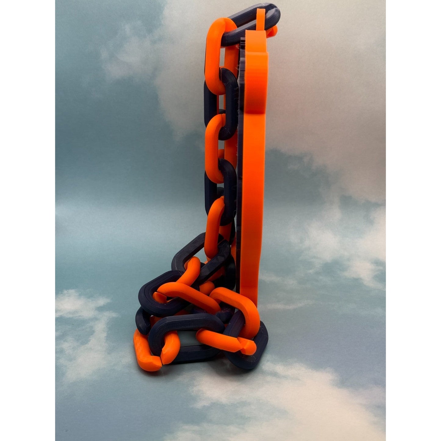 "Chicago Bears Oversized Logo chain necklace Support "Bears Nation "