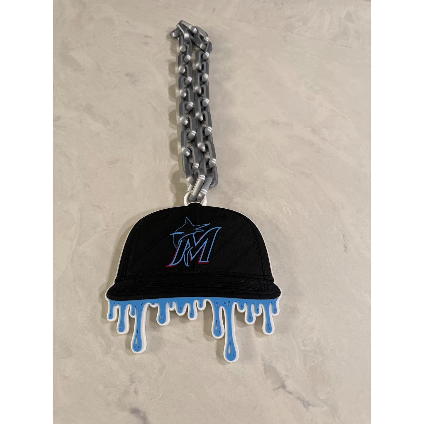 Miami Marlins Drip Baseball Cap Hype Chain