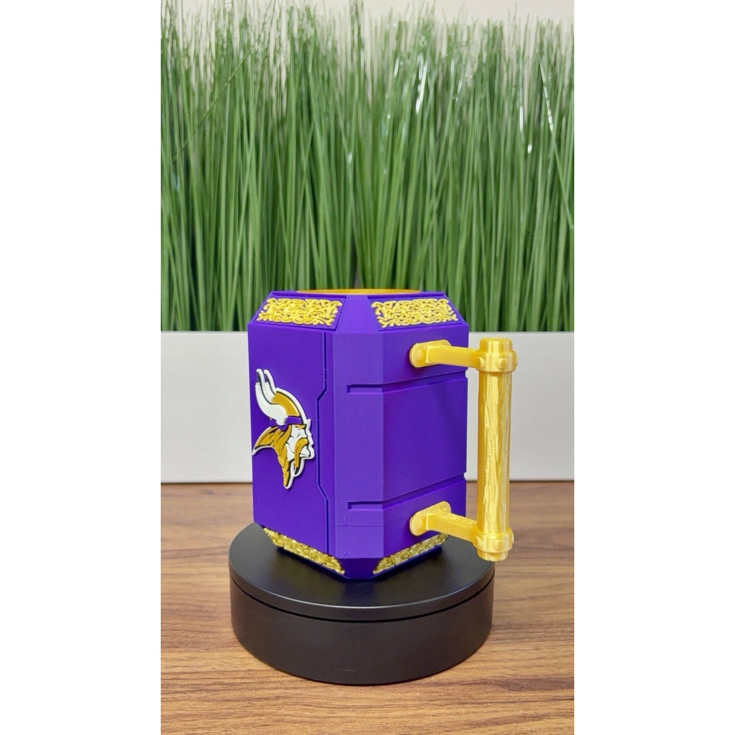 Minnesota Vikings 3-D Printed Can Holder Koozie