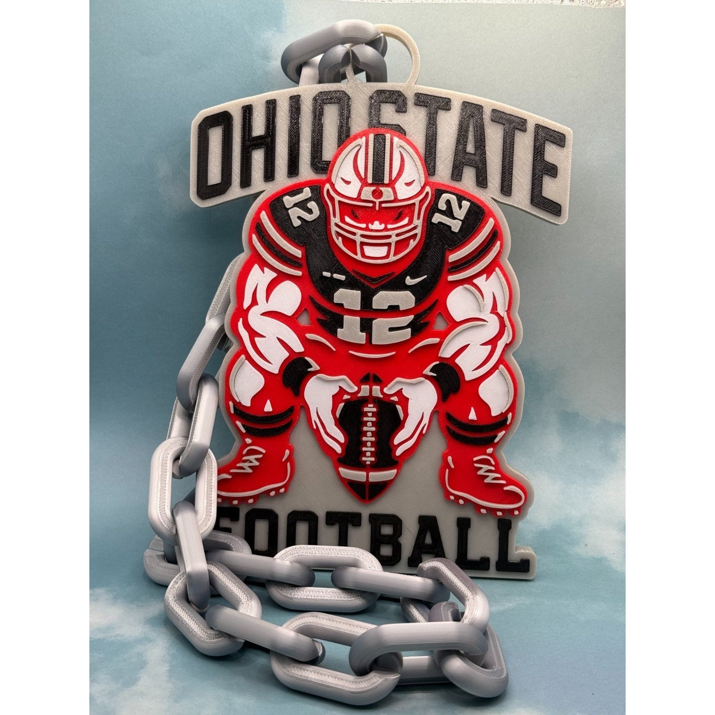 Ohio State Gritty Oversized Logo Fan Turnover Chain