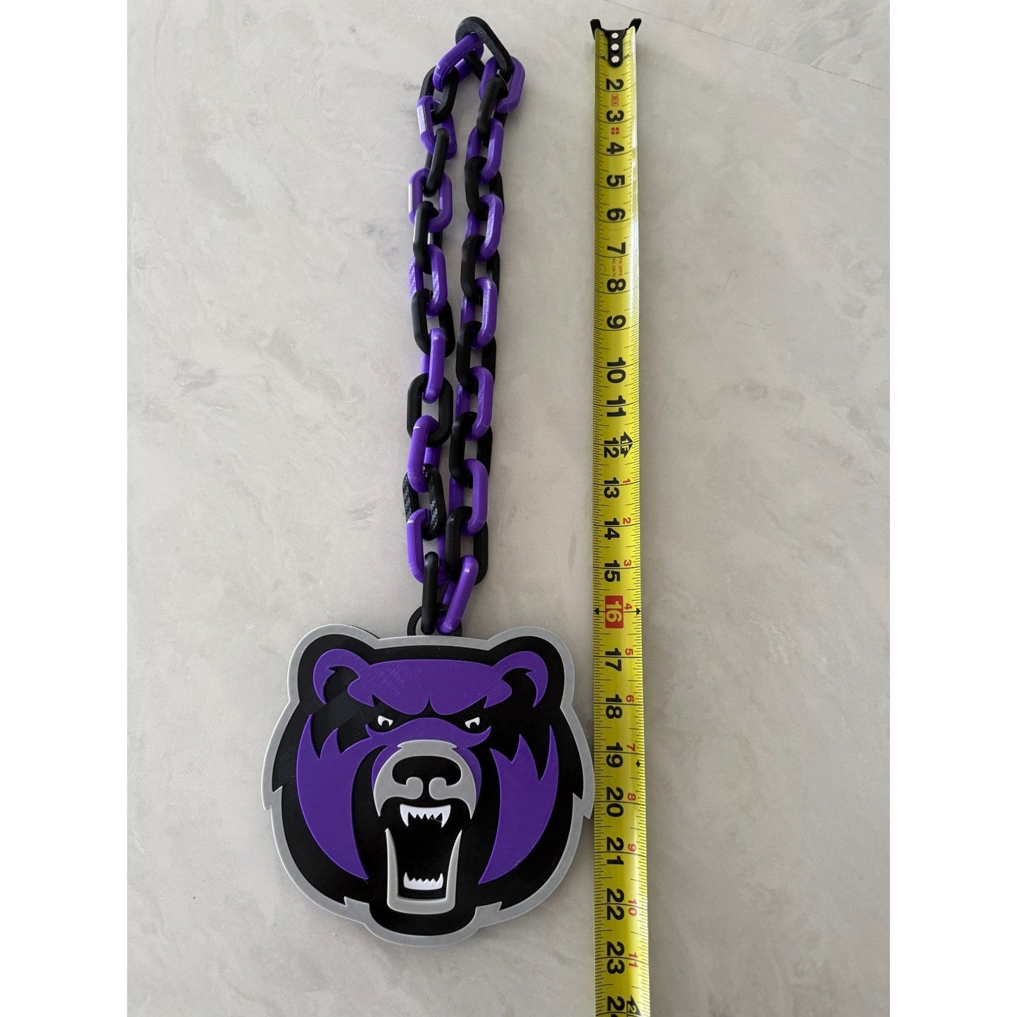 Central Arkansas Bears Oversized Necklace, Hype Chain