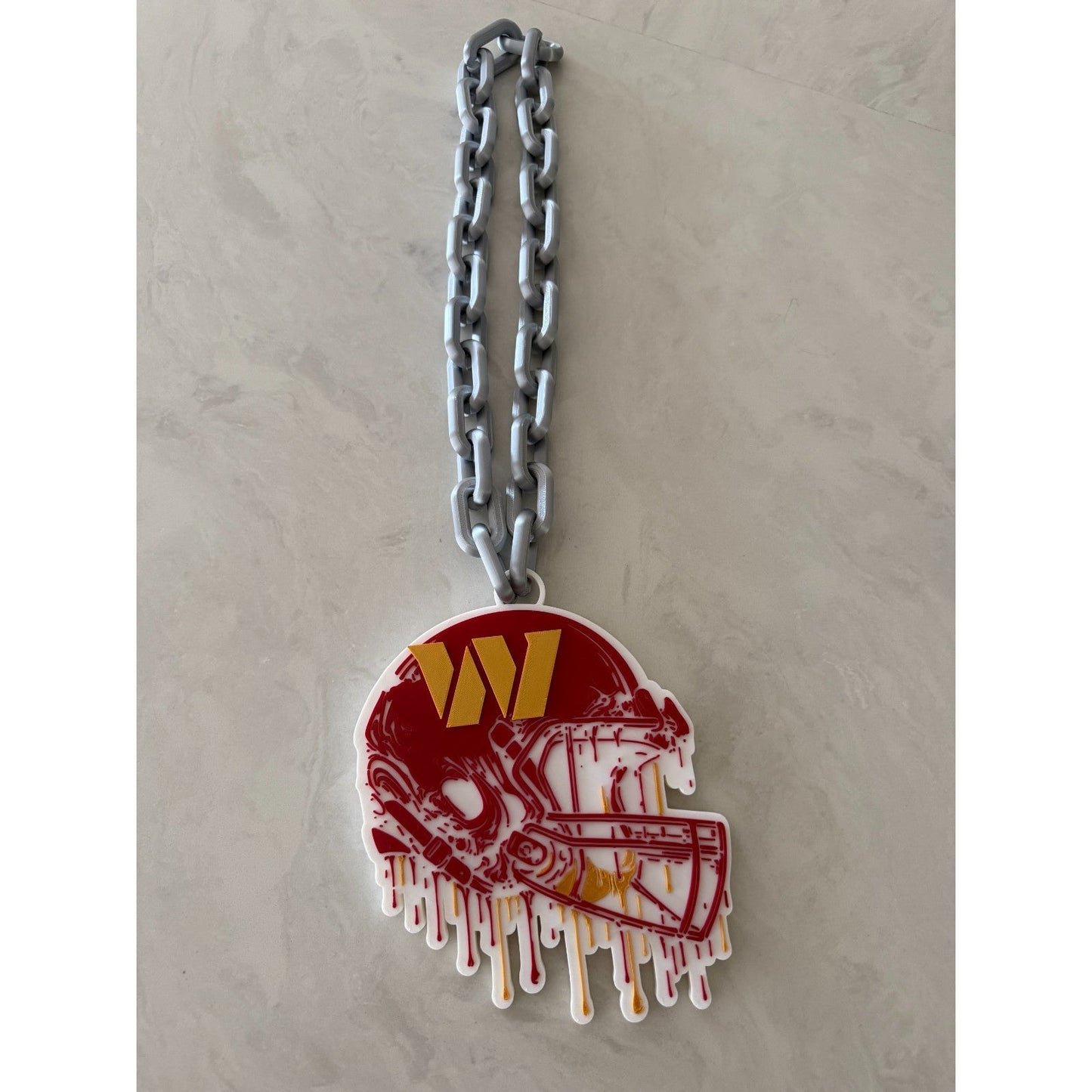 Washington Commanders Helmet Drip Oversized Hype Chain
