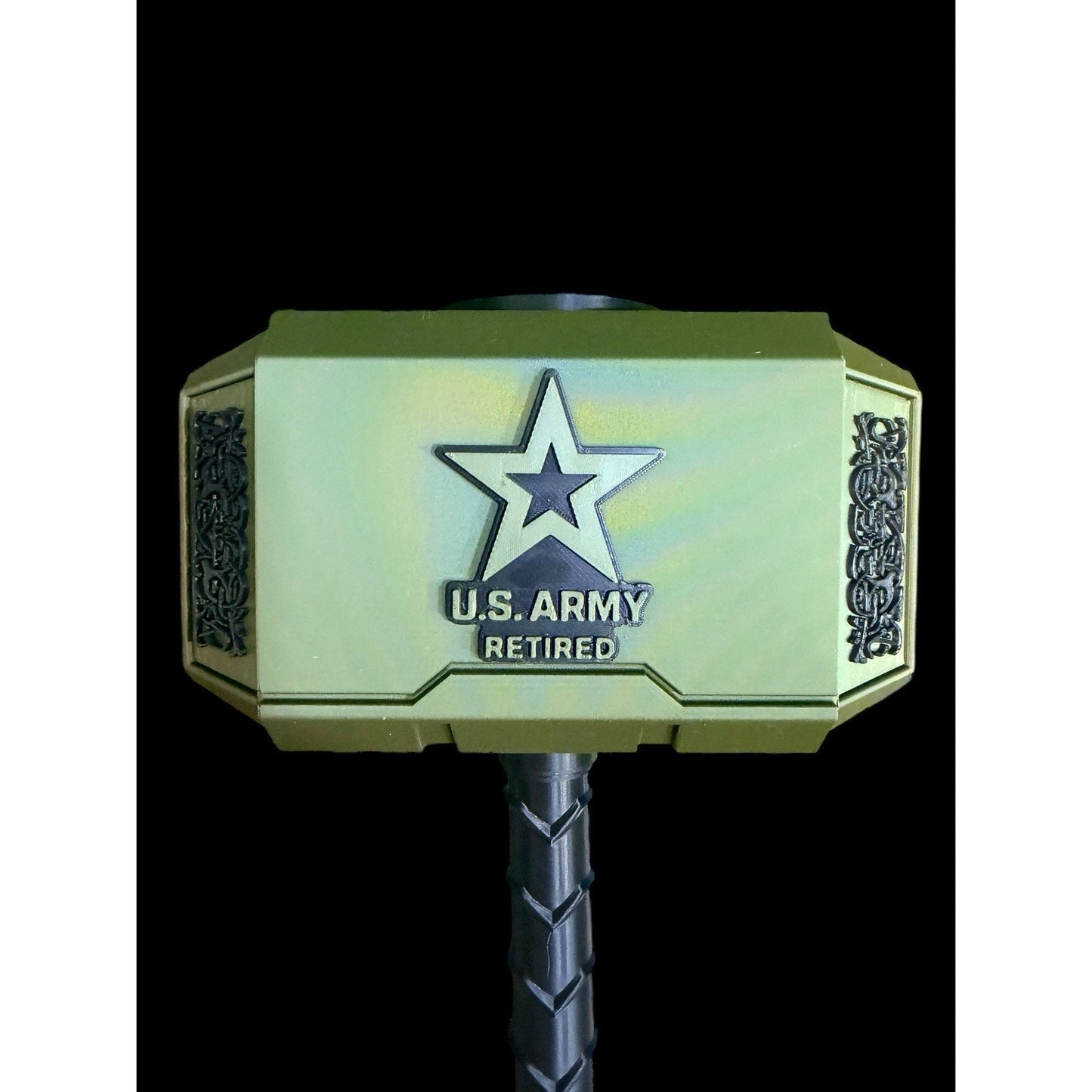 Retired Army Thor Hammer Decoration