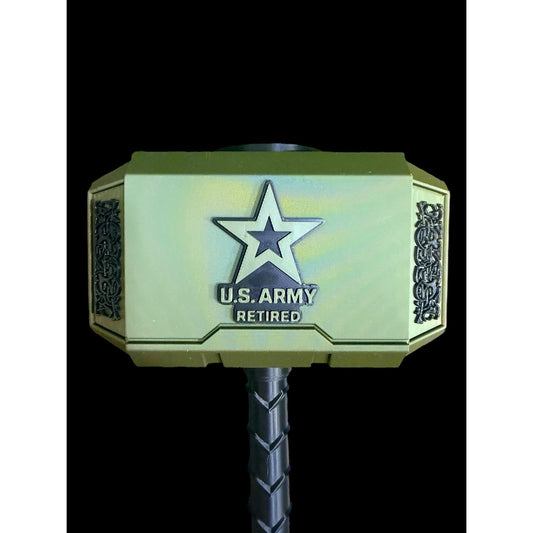 Retired Army Thor Hammer Decoration