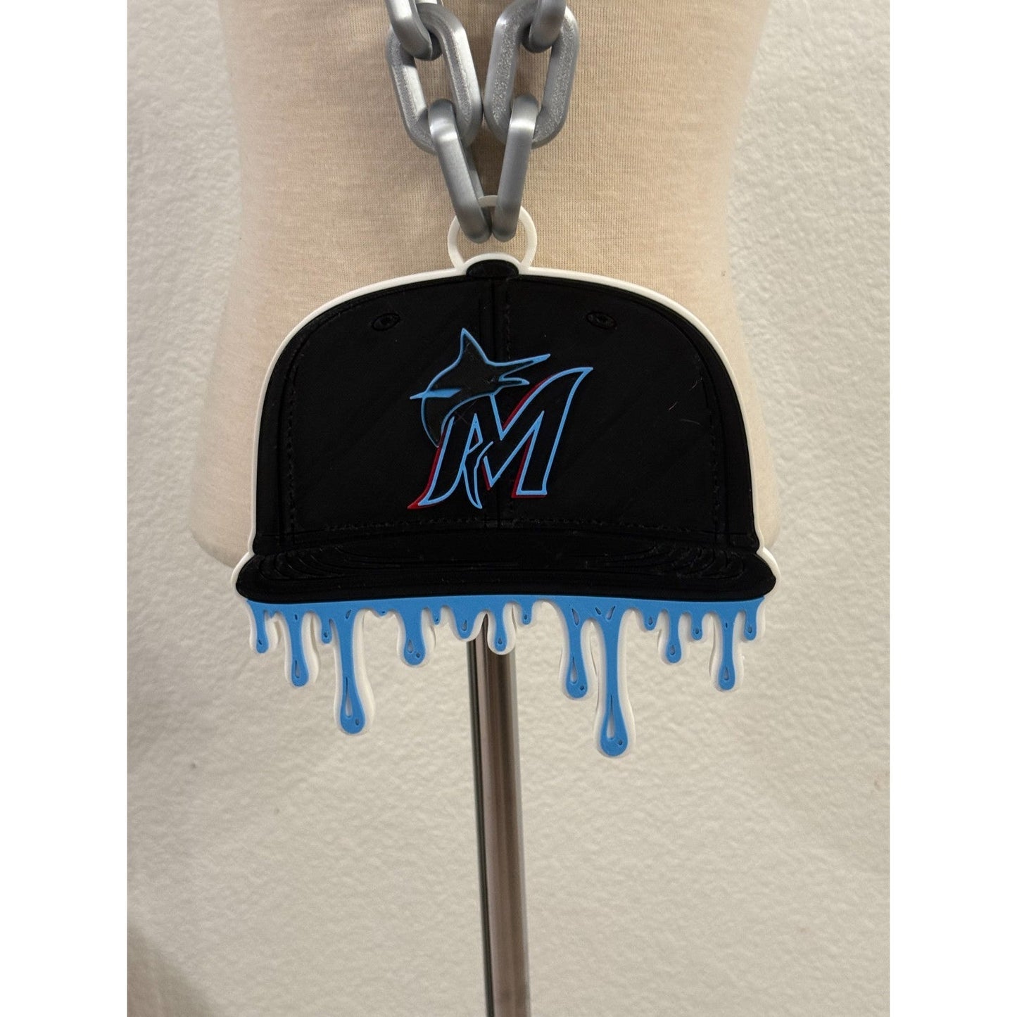 Miami Marlins Drip Baseball Cap Hype Chain