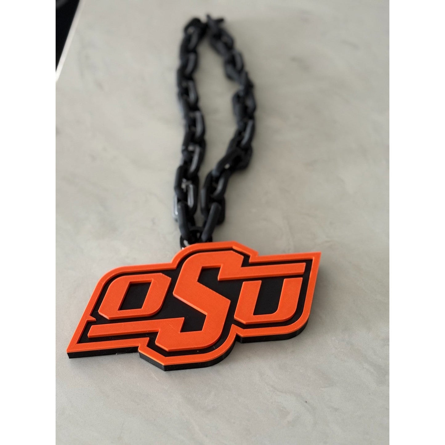 Oklahoma State Cowboys Oversized Necklace,Chain.Scholarship,Instruction, Service