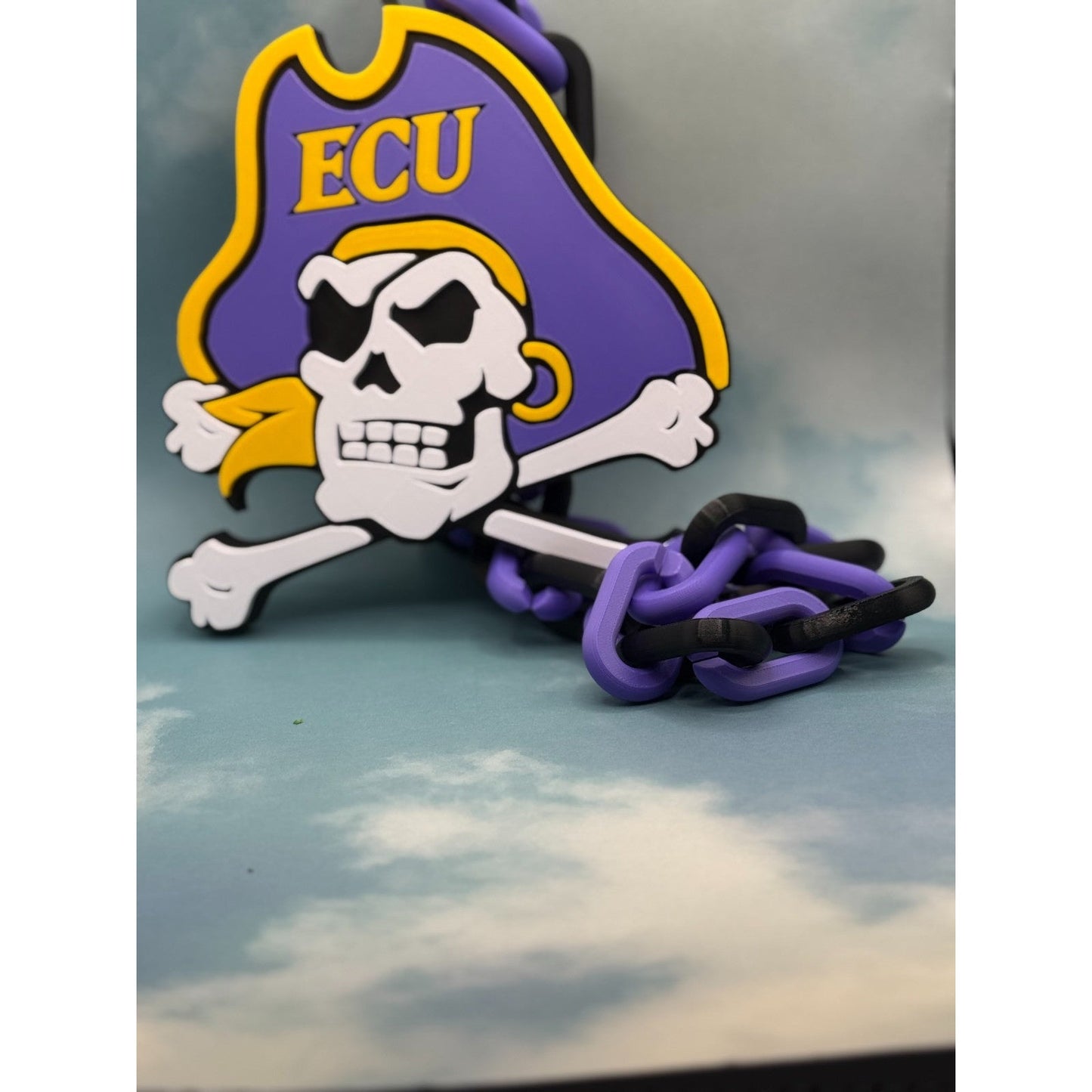 East Carolina Pirates Necklace Log Fan Necklace WE ARE THE PIRATES OF E.C.U.!