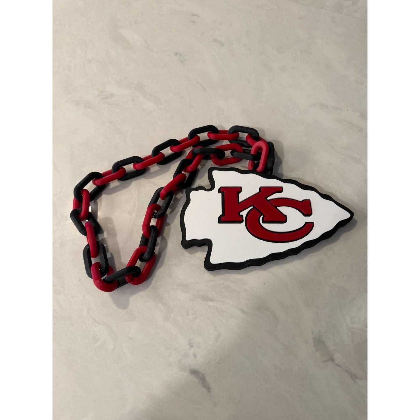 Kansas City Chiefs Oversized Chain Necklace Show Your Support