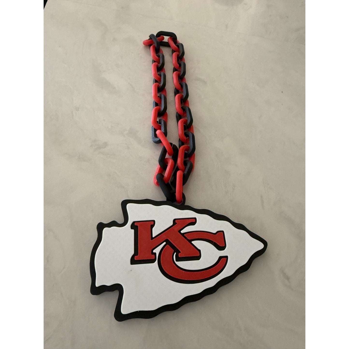 Kansas City Chiefs Oversized Chain Necklace Show Your Support
