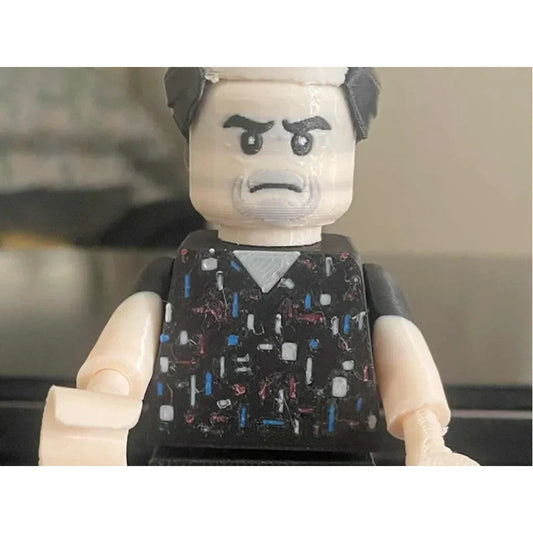Tony Soprano Brick Figure 8 inches tall 3D Printed Lego Inspired