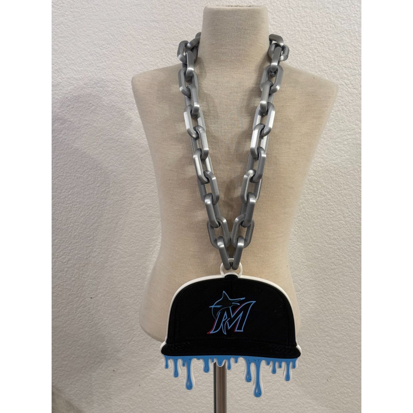 Miami Marlins Drip Baseball Cap Hype Chain