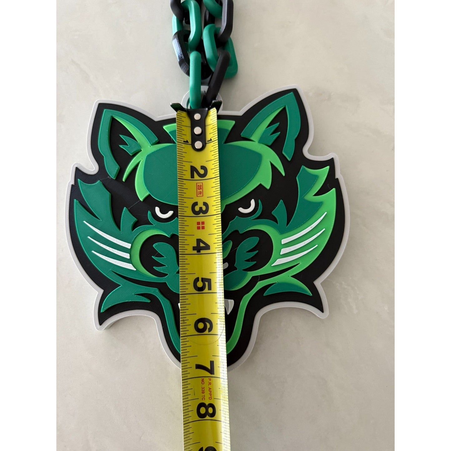 Binghamton Bearcats Oversized Necklace Hype Chain Handmade