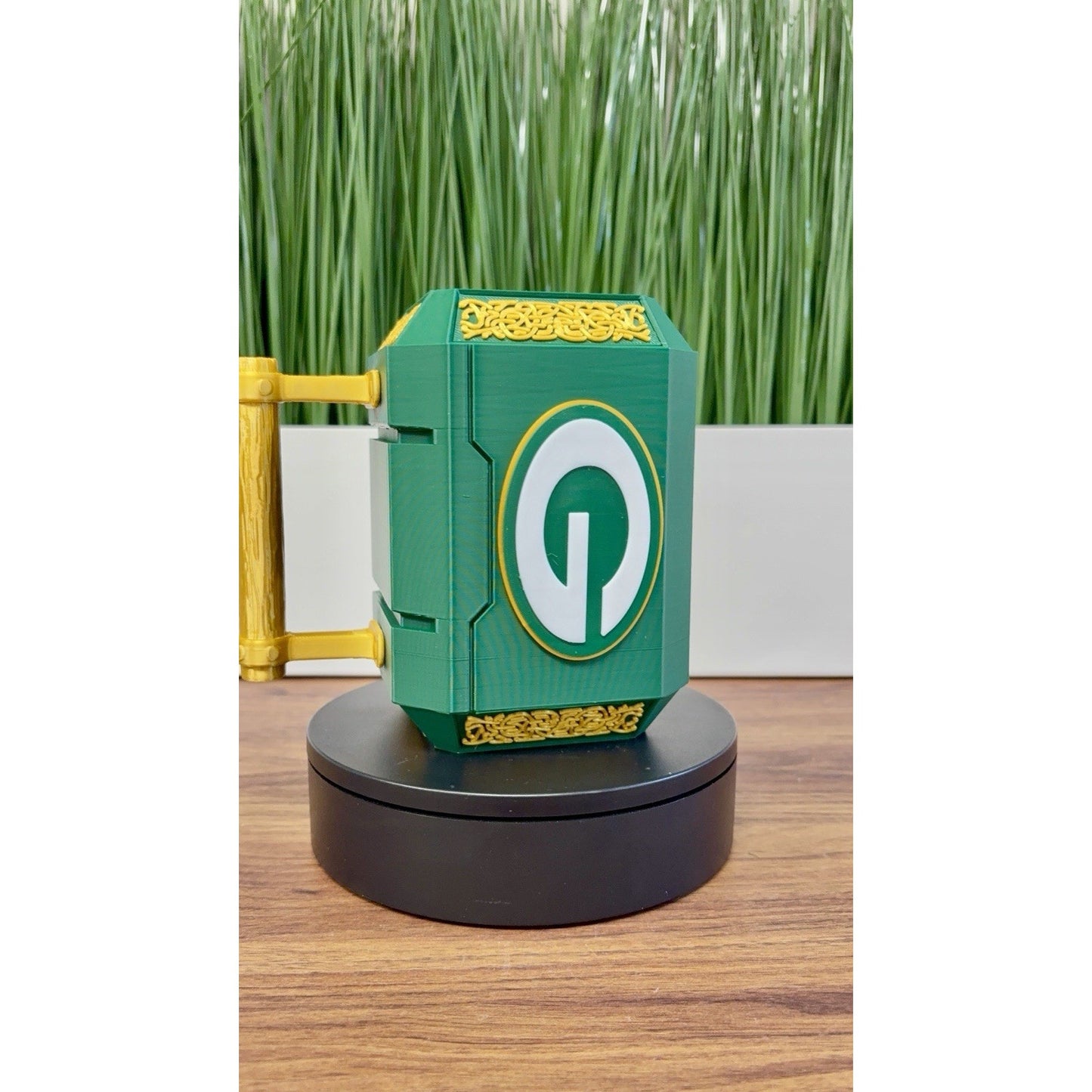 3D Printed Green Bay Packers Can Holder Koozie - Fits 12oz Cans + Slim Sleeve
