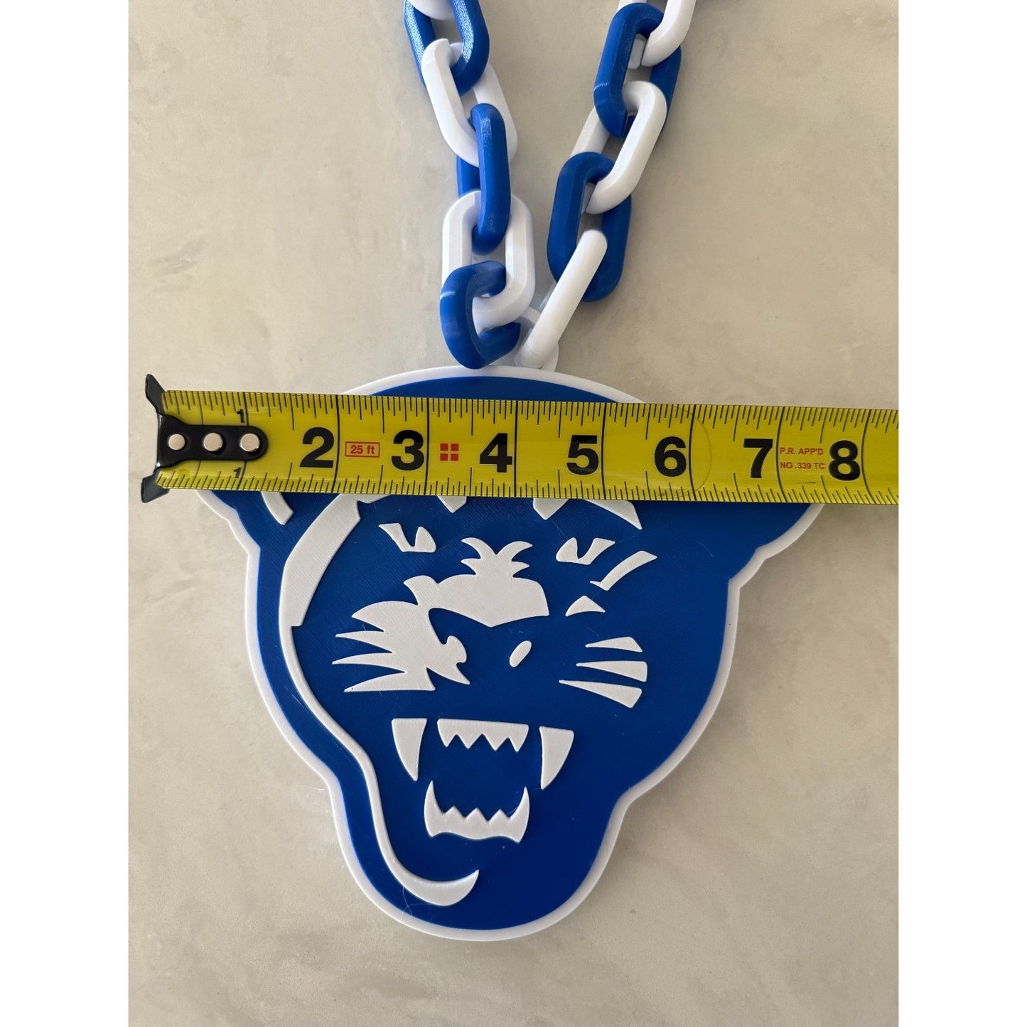 Georgia State Panthers Oversized Fan Necklace, Hype Chain