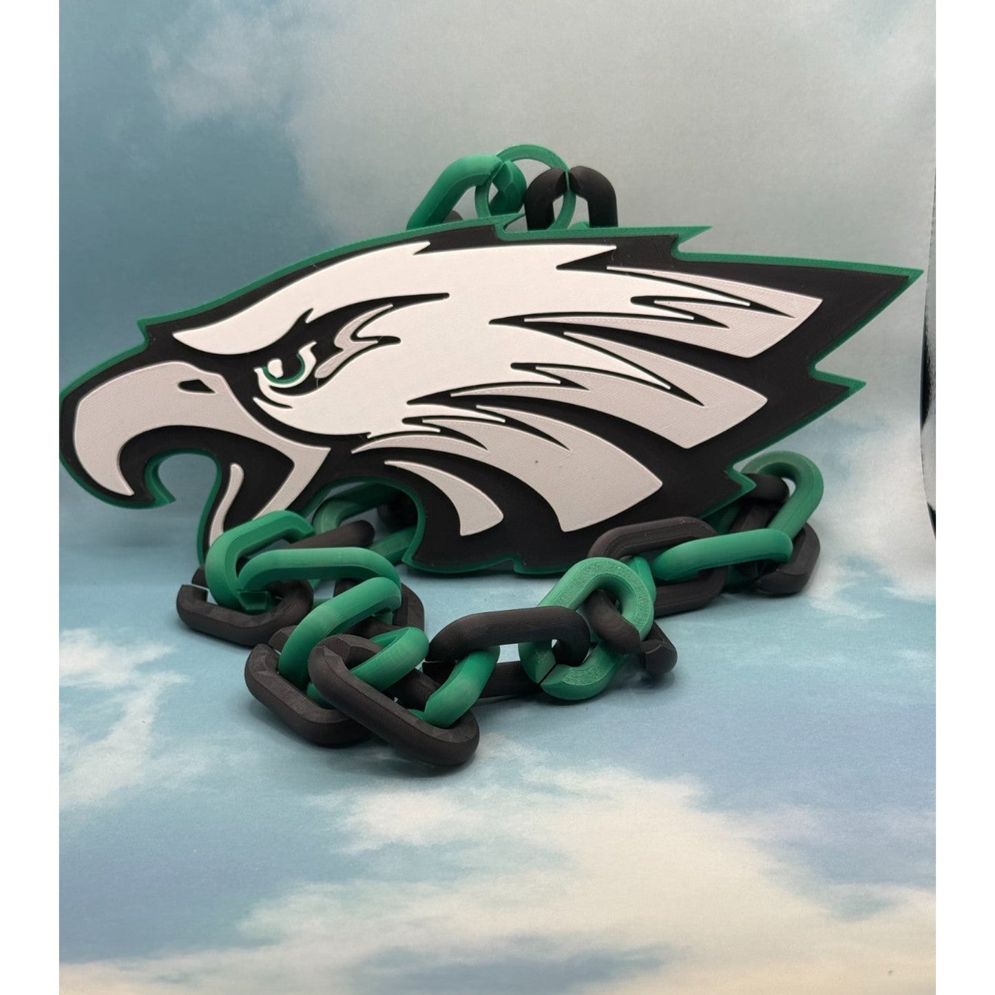 Philadelphia Eagles Oversized Fan Necklace, Pendant