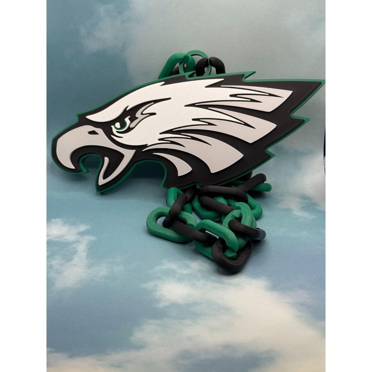 Philadelphia Eagles Oversized Fan Necklace, Pendant