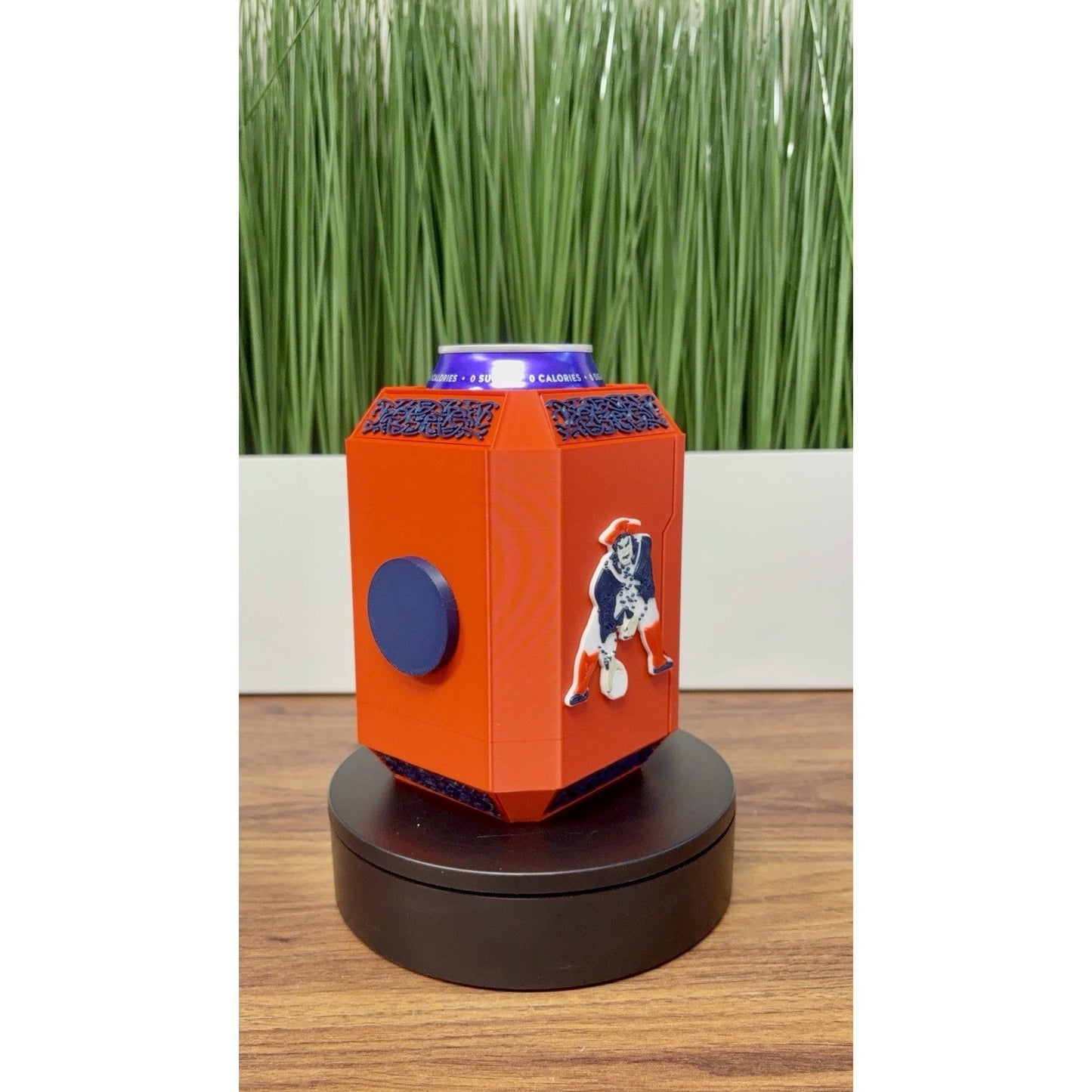 New England Patriots Can Holder Koozie