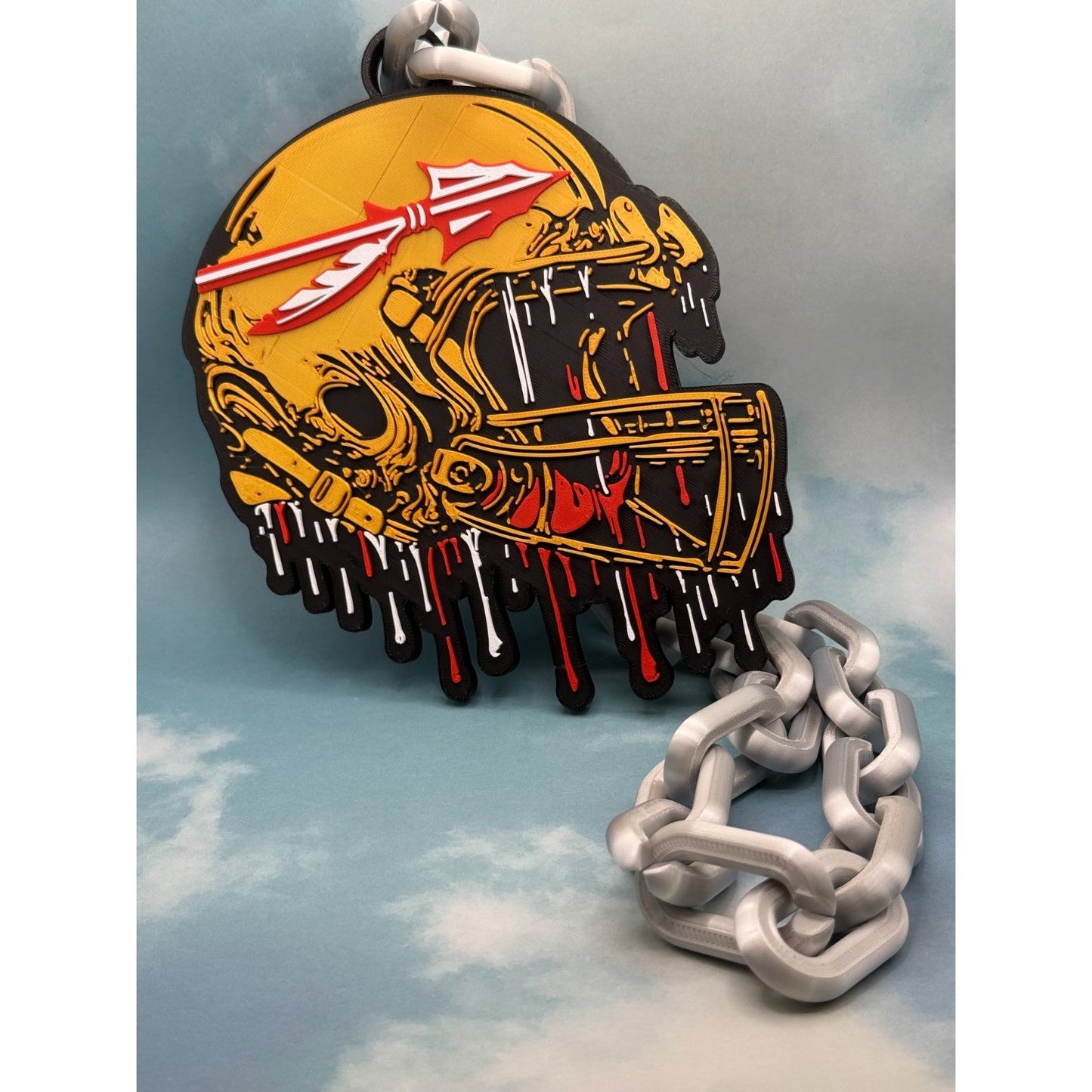 Florida State Seminoles Helmet Drip Hype Chain Strength, Skill, And Character