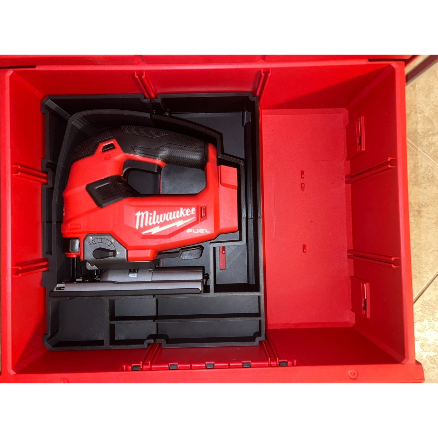Fits Milwaukee M18 2737-20 FUEL Jigsaw PACKOUT Drawer Insert (Insert Only)