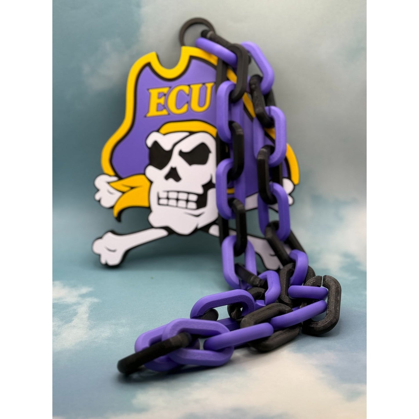 East Carolina Pirates Necklace Log Fan Necklace WE ARE THE PIRATES OF E.C.U.!