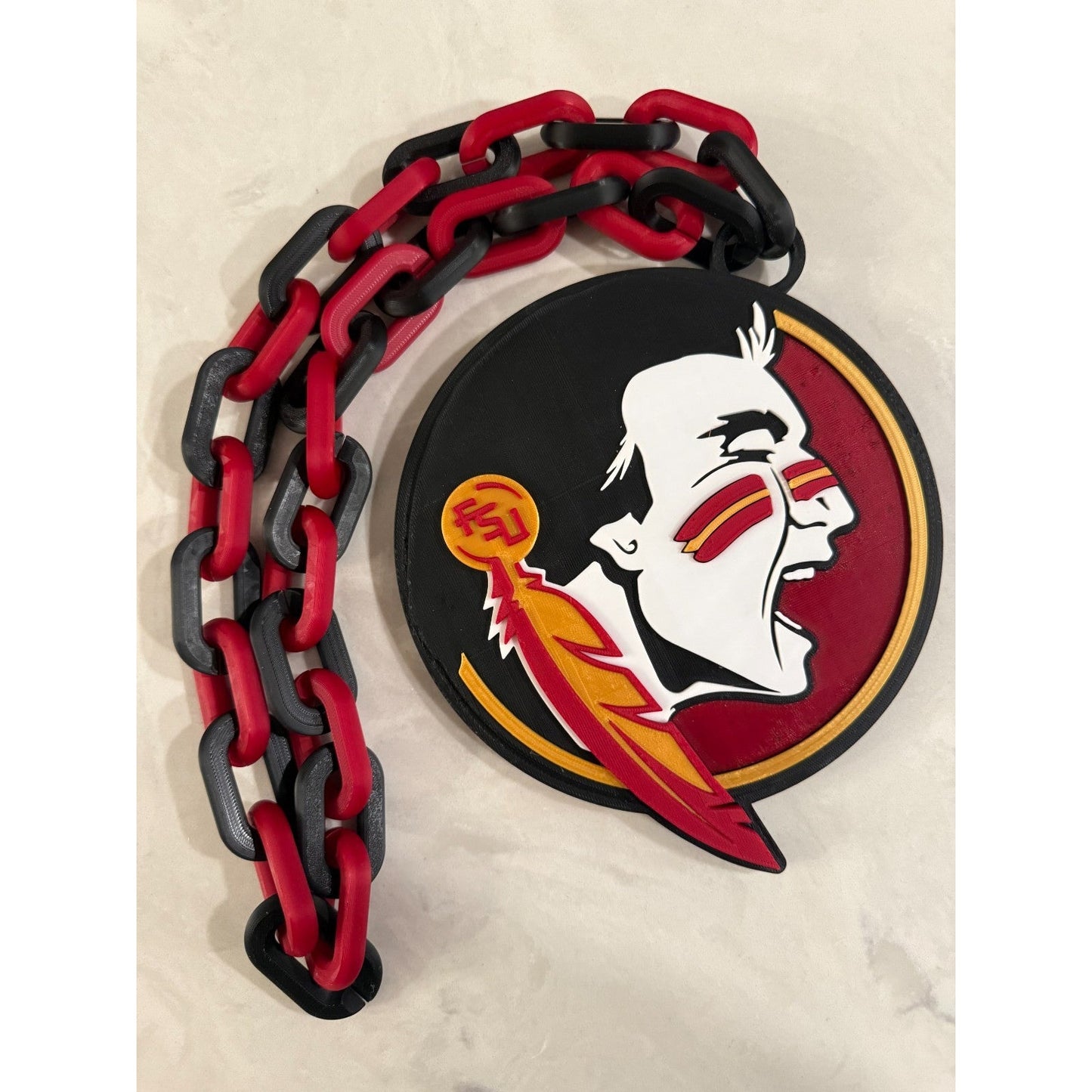 Florida State Seminoles Logo Oversized Necklace & Chain