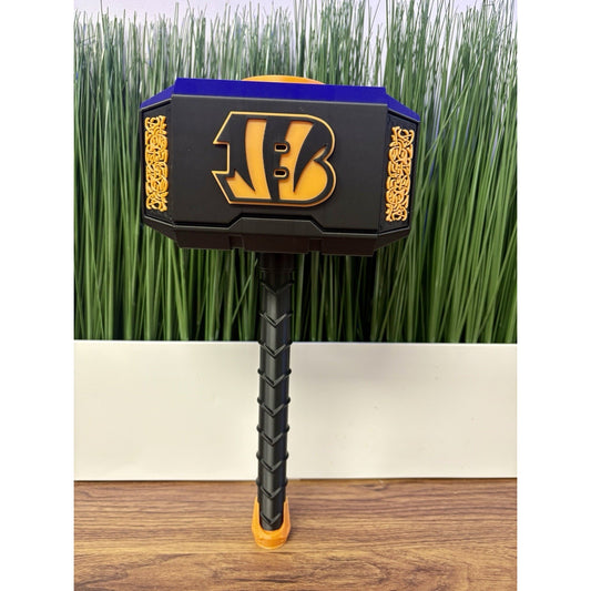 Cincinnati Bengals 3-D printed Thor hammer