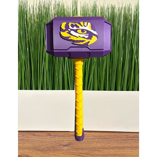 LSU Tiger Eye 3D Printed Thor Hammer