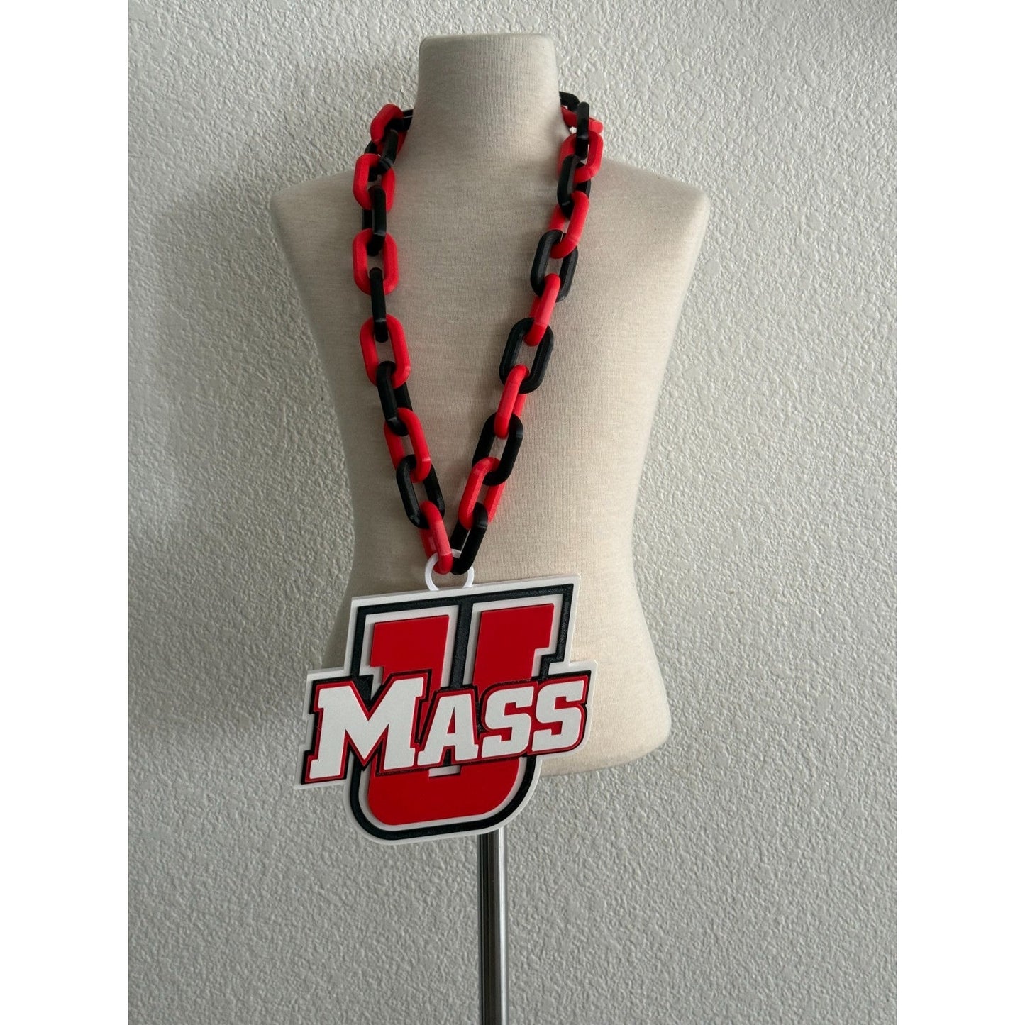 Massachusetts Minutemen Logo Oversized Necklace, Pendant Chain“Be Revolutionary.