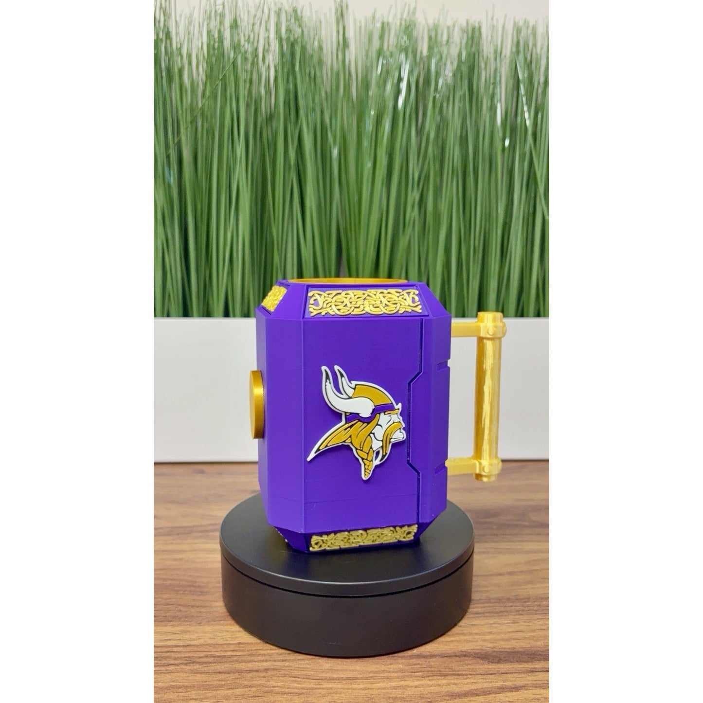 Minnesota Vikings 3-D Printed Can Holder Koozie
