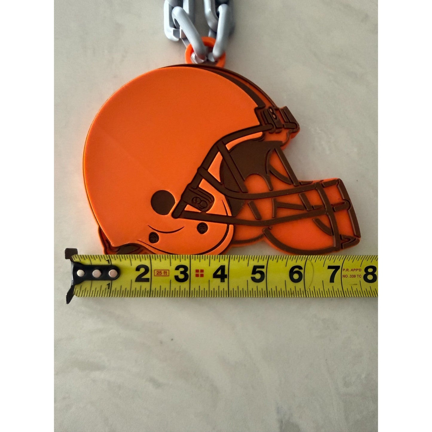 Cleveland Browns Logo Oversized Necklace, Hype Chain.