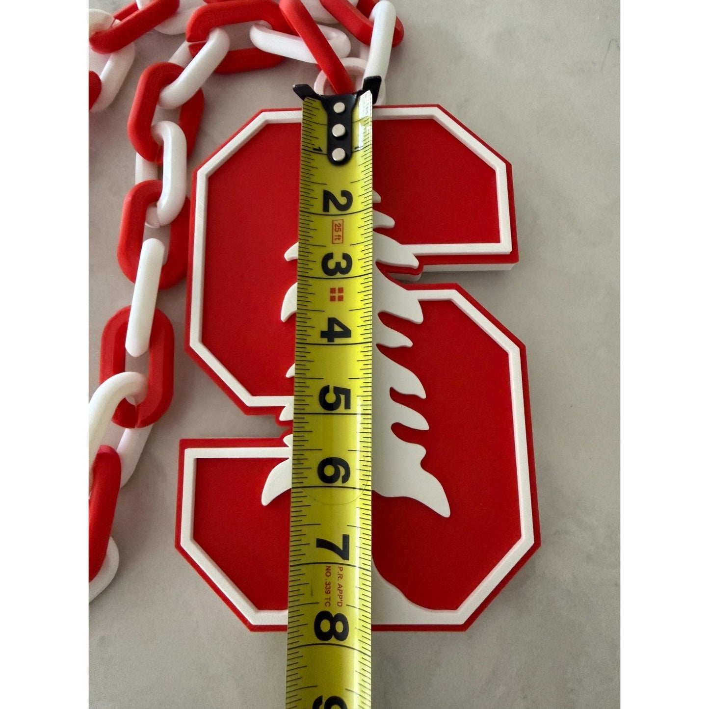 Stanford Cardinal Logo Oversized Necklace Chain