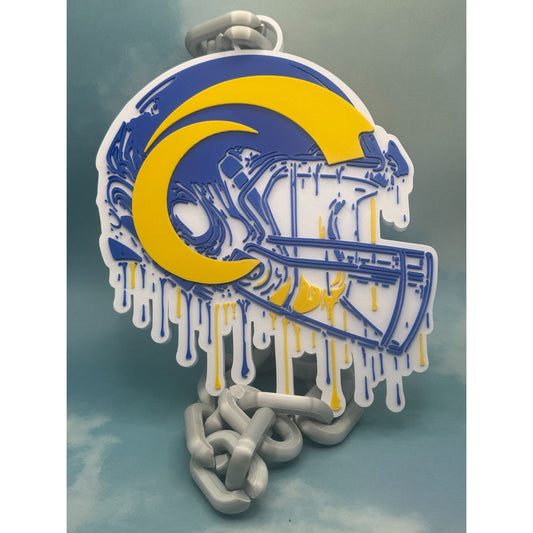 Los Angeles Rams Helmet Drip Hype Chain "Our House"