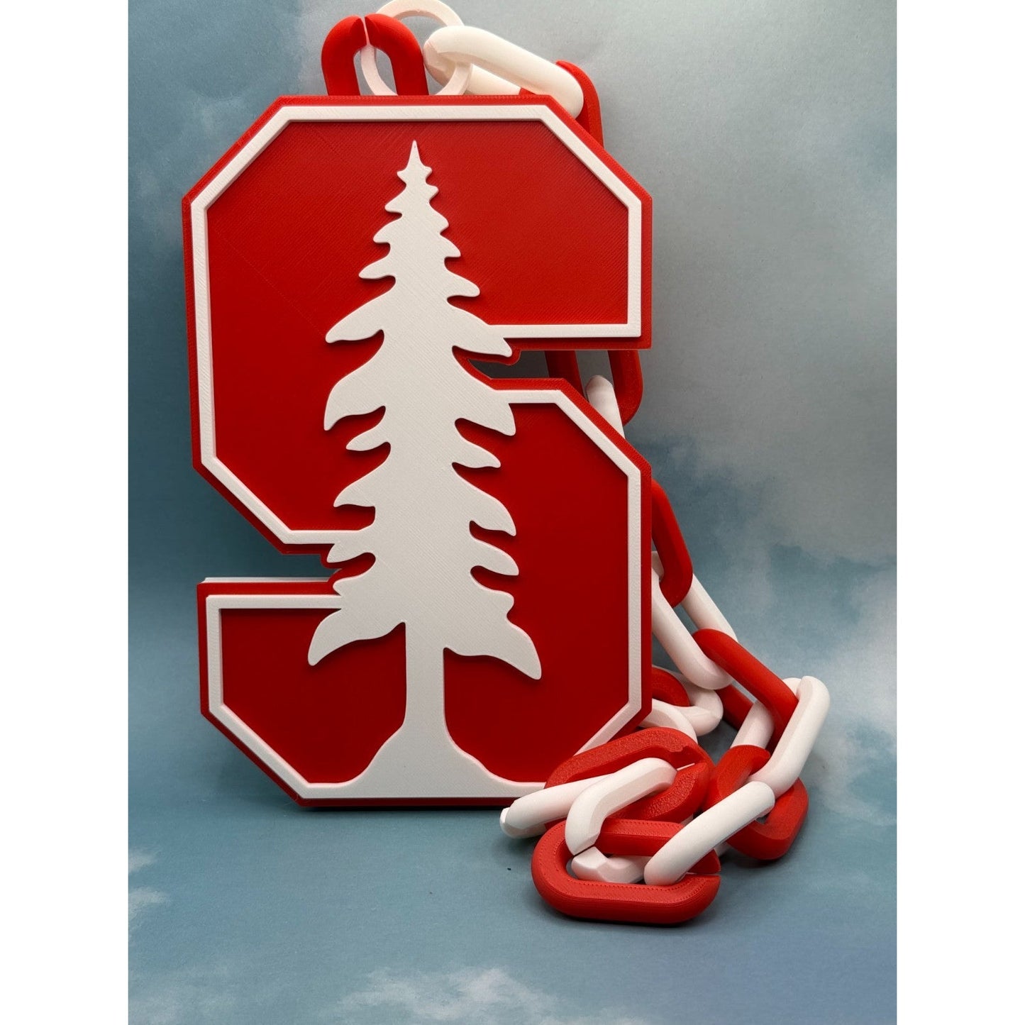 Stanford Cardinal Logo Oversized Necklace Chain