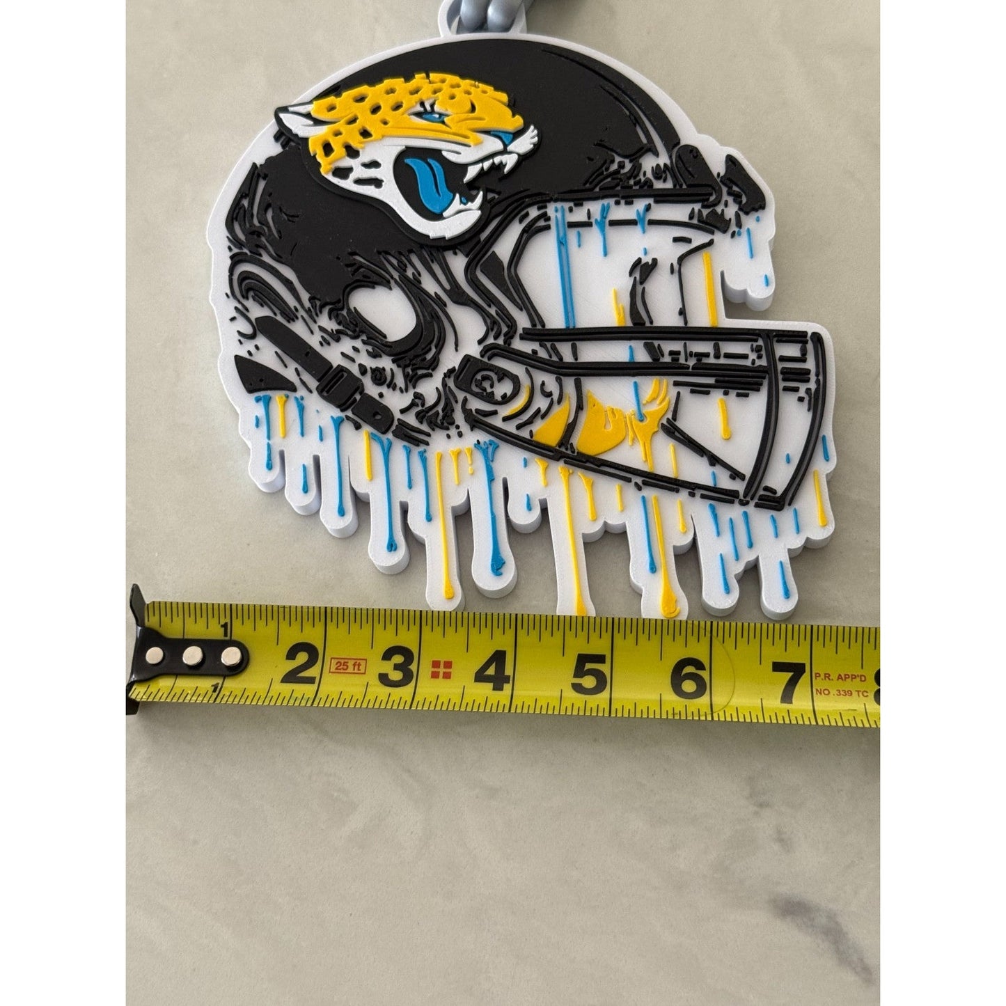 Jacksonville Jaguars Helmet Drip Hype Oversized Chain "Duval"