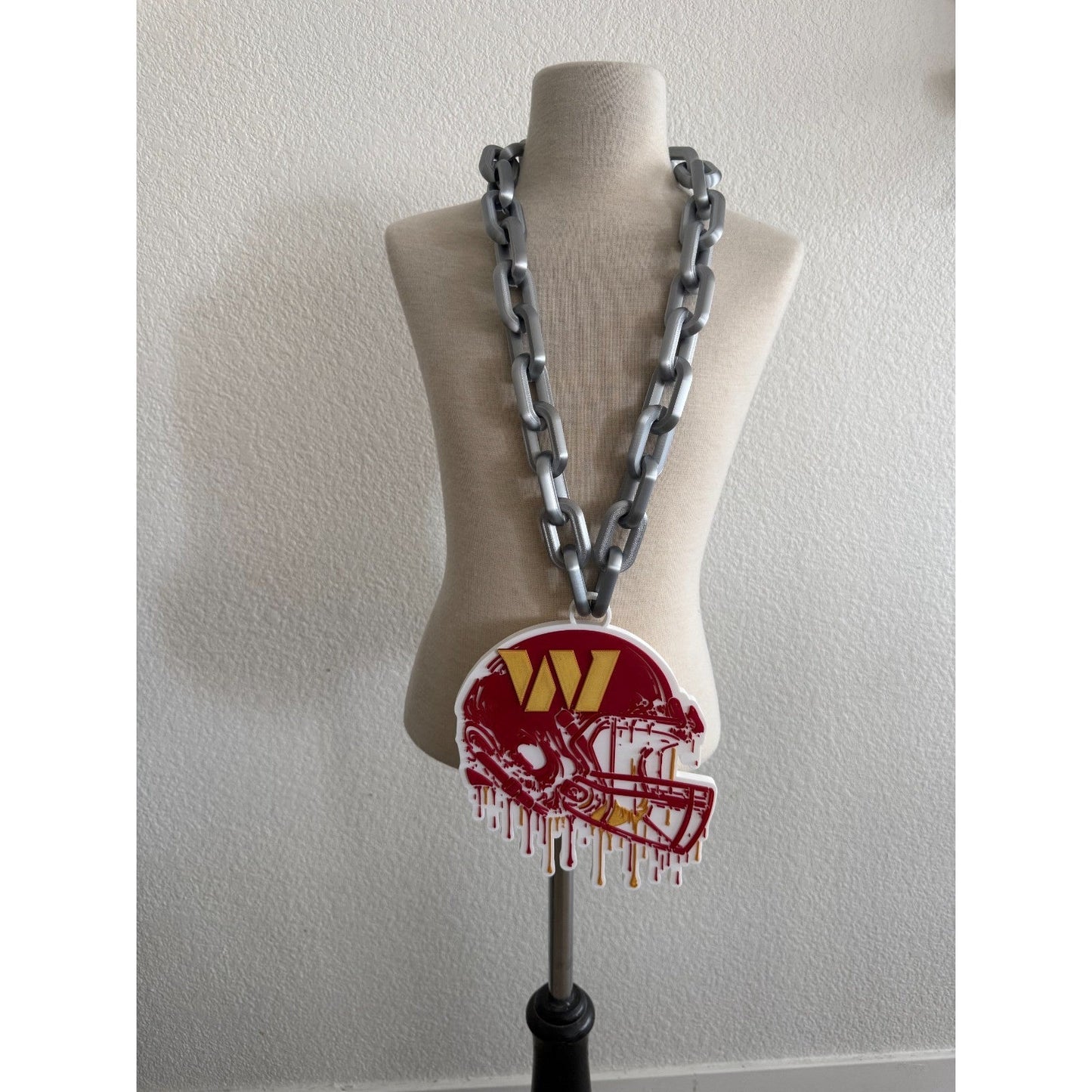 Washington Commanders Helmet Drip Oversized Hype Chain