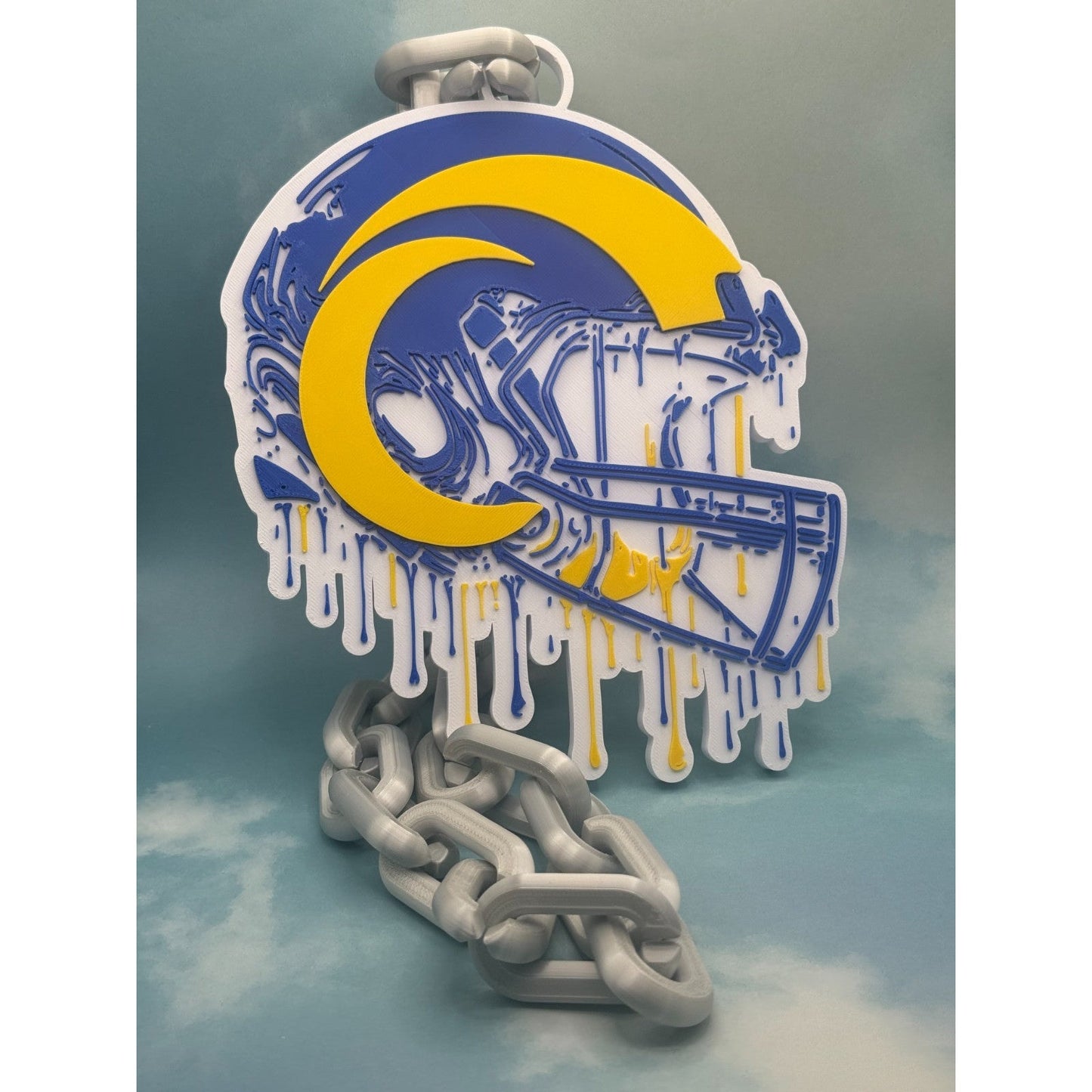 Los Angeles Rams Helmet Drip Hype Chain "Our House"