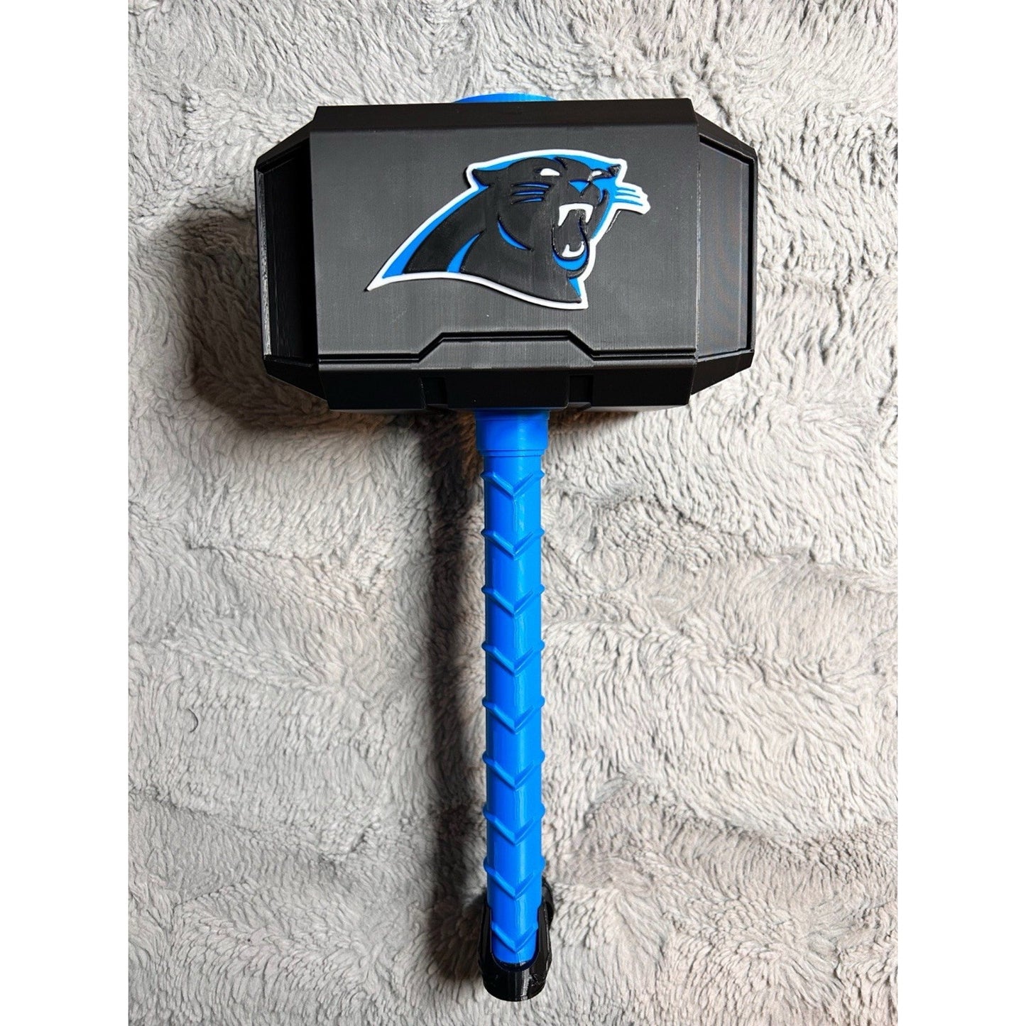 Carolina Panthers 3-D printed Thor hammer