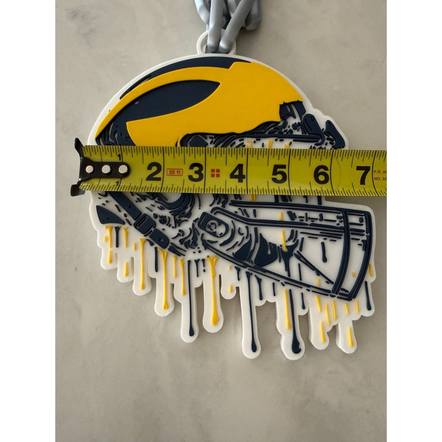 Michigan Wolverine Helmet Drip Hype Chain