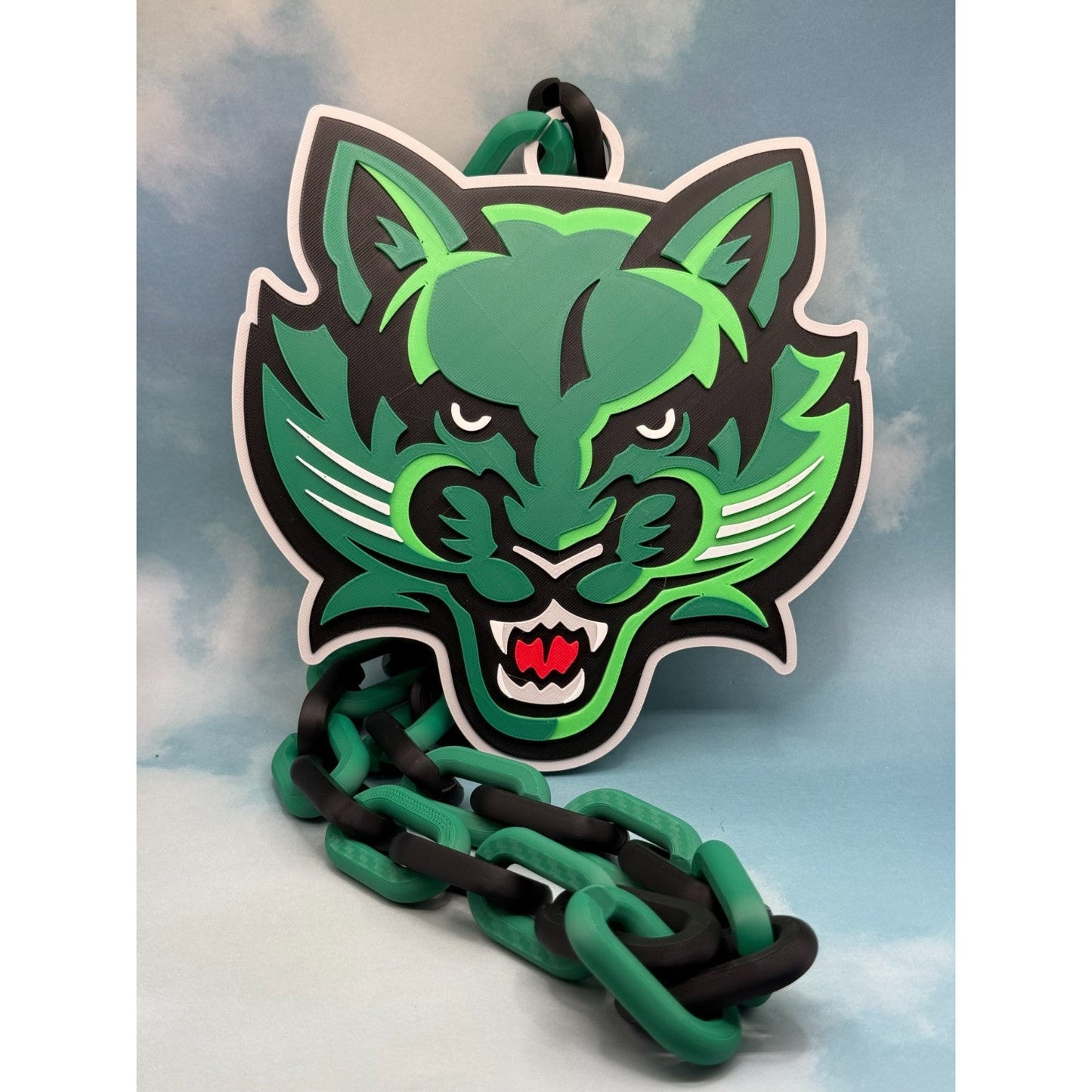 Binghamton Bearcats Oversized Necklace Hype Chain Handmade
