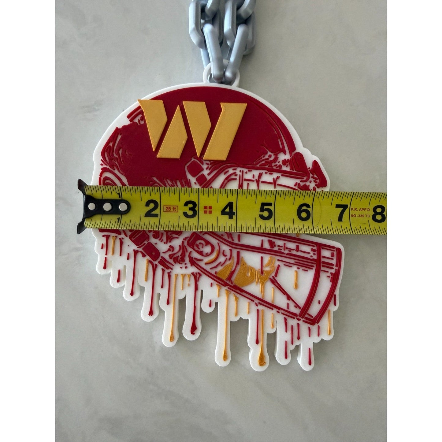Washington Commanders Helmet Drip Oversized Hype Chain