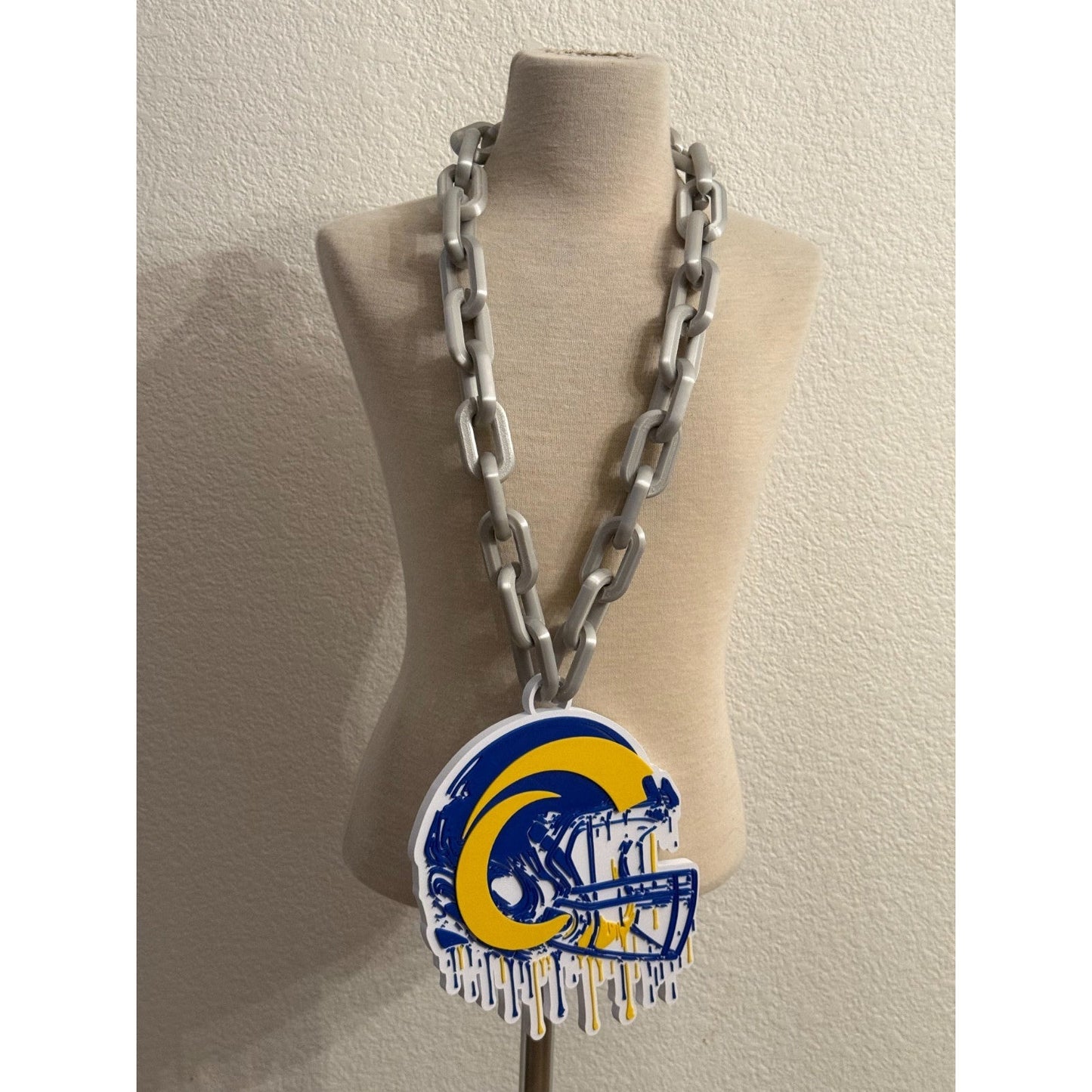 Los Angeles Rams Helmet Drip Hype Chain "Our House"