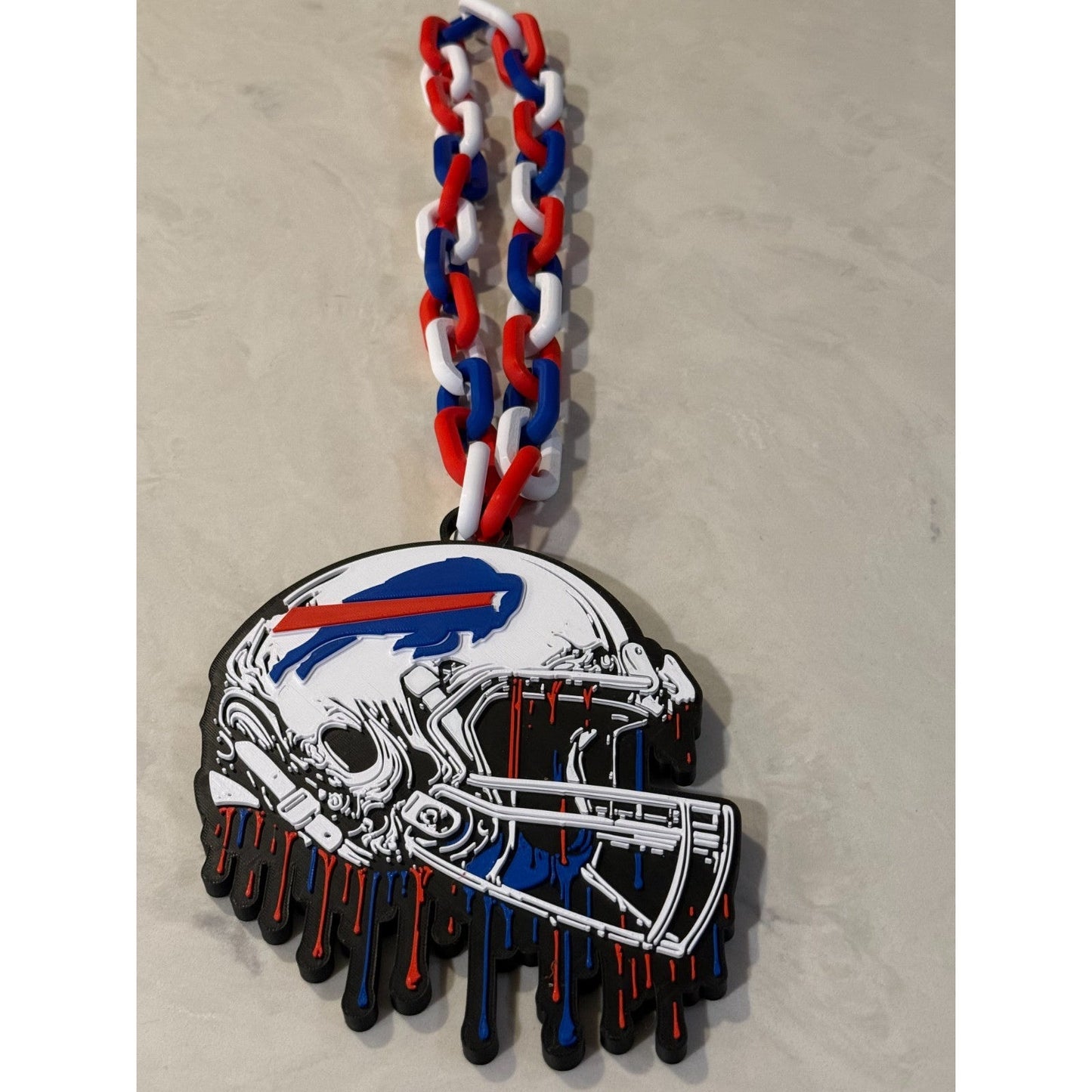 Buffalo Bills Helmet Drip Hype Chain, Represent The Bills Mafia's In Style!