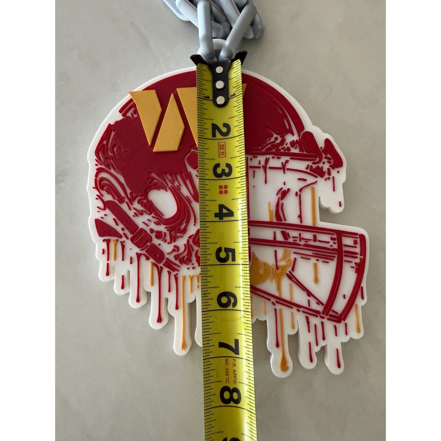 Washington Commanders Helmet Drip Oversized Hype Chain