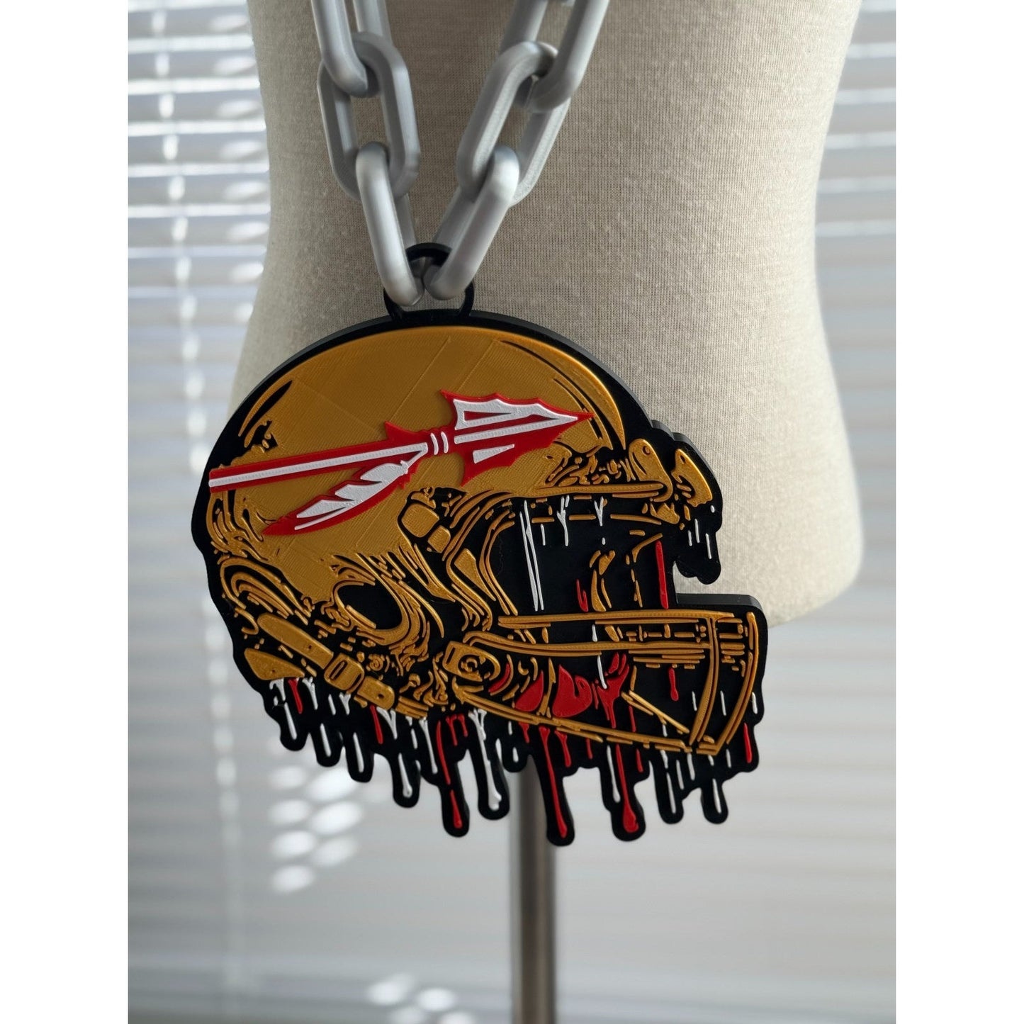 Florida State Seminoles Helmet Drip Hype Chain Strength, Skill, And Character